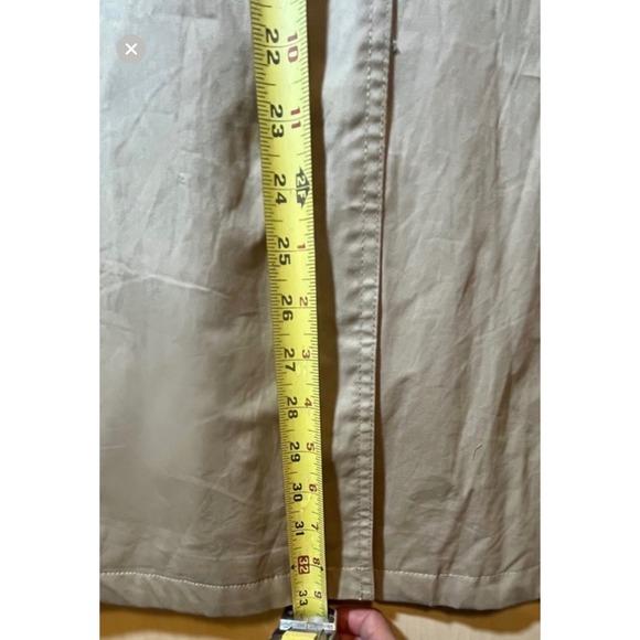 Banana Republic Classy XXS Classic Beige Double Breasted Trench Coat Belted - Picture 4 of 6